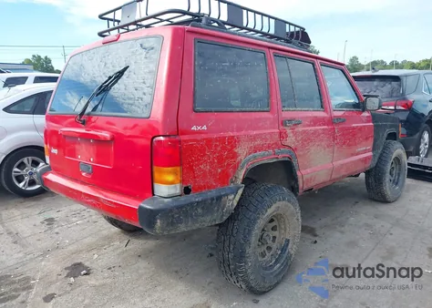1999 Jeep Cherokee Classic/Sport из США, поврежденный, VIN 1J4FF68S4XL652544